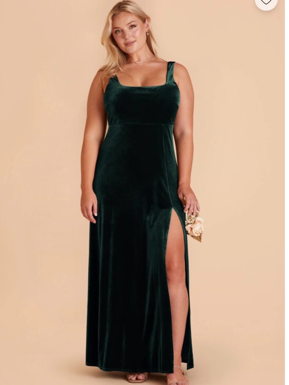 Birdy Grey Alex Velvet Dress Emerald